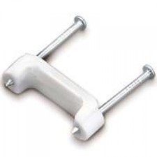PS-75 Insulated Staples ¾ Inch Secures Romex UF & NM Non-Metalic Cable Polyet... picture