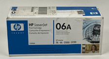 HP 06A C3906A Black Toner Cartridge Genuine LaserJet 5L 6L 3100 3150 NEW Sealed picture