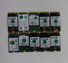 Mixed Lot of 10 512GB NVMe SSD M.2 2242 SSD M Key Refurbished KH32 picture