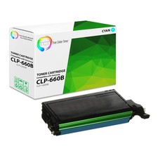 TCT CLP C660B Cyan Toner Cartridge For Samsung CLP660 CLP610 CLX6200 CLX6210 picture