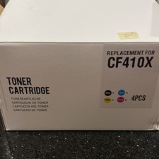 410X Compatable Toner Cartridge Lot Of 3, One Black, /Cyan/Magenta Unused picture