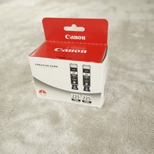 Canon 2 Pack Black Ink 225PGBK- Genuine OEM New Sealed Creative Park Office picture