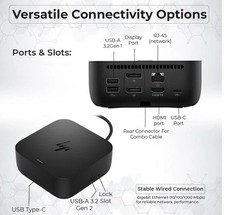 USB-C 100W G6 Dock with 100W Power Delivery, USB-C, HDMI & DisplayPort picture