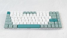 Epomaker EP84 Pro Keyboard Circuit Board and Keycaps in Green, Flamingo Switches picture