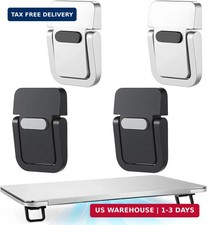 4pcs Portable Keyboard Riser, Mini Foldable Laptop Stand for Desk Self-Adhesive picture