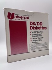 Universal DS/DD 3.5” Floppy Diskettes IBM Formatted 720KB Lot of 11 Vintage picture