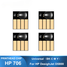 4PC Universal Chip For HP 706 Printhead Chip F9J49A For HP DesignJet D5800 picture