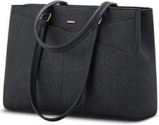 Laptop Bag for Women 15.6 Inch Tote Bags Waterproof Leather Briefcase Computer W picture