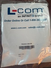 L-Com TRG502-C6B-5M M12 D-Code Ethernet Cable 5M IP67 4-Pin Sensor Cable picture