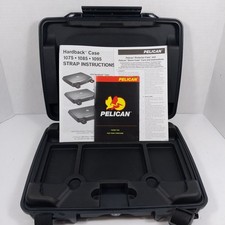 Pelican 1075 HardBack Case Black - Waterproof Travel Case for iPad Tablet Pistol picture