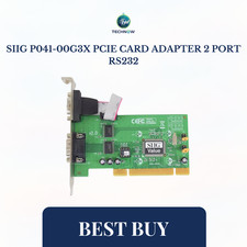 SIIG P041-00G3X PCIE Card Adapter 2 Port RS232 picture