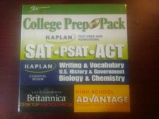 SouthWestern Advantage College Prep Pack KAPLAN ACT SAT TEST PSAT Guides Sealed picture