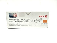 Genuine Xerox Phaser 6020/6022 WorkCentre 6025 Yellow Toner Cartridge 106R02758 picture