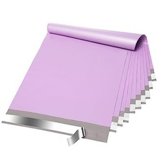  Poly Mailers 12x15.5Inch 50 Pcs, Waterproof 12.5x15'' 50pcs Light Purple picture