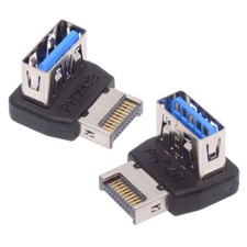 CHENYANG USB 3.1 Front Panel Header Male Angled Type-E to Type-A USB3.0 Adapter picture
