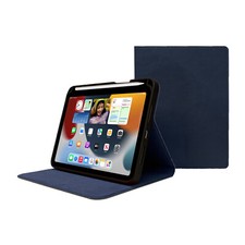 ENAPY iPad Mini A17 & Mini 7 Genuine Leather Case - Pencil Holder - Sleep/Wake picture