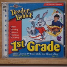 Reader Rabbit 1st Grade Special 2 CD Edition PC Mac Ages 5-7 Learning Company picture