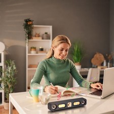 Vintage Wireless Sound Bar Speaker Dual 2in Woofer Desktop Bluetooth PC Speaker picture