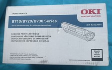 New  OKI 52123601 Black Toner Cartridge B710/B720/B730 Factory Sealed NOS picture