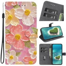 Panda Flower Wallet Cover Case for Xiaomi Redmi 12 13 15 A5 A7 15C 14C 9T 13C picture