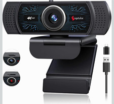 Angetube 922Max 4K 3840x2160 USB 2.0/USB-C Webcam Black 60 fps Privacy Cover picture