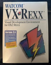 Watcom VX-REXX Version 2.0 for OS/2 - Factory Sealed New Old Stock NOS Rare picture
