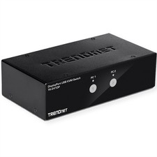 TRENDnet TK-241DP KVM Switch DisplayPort KVM Switcher 2-Port ~D~ picture