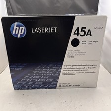 New Sealed HP 45A Q5945A Black LaserJet Toner Cartridge Lot Of 2 picture