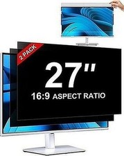 27 Inch Privacy Screen Filter 2-Pack ZOEGAA 16:9 Anti Blue Light #R049 picture