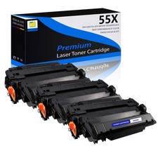 3PK CE255X 55X Toner Cartridge Fit for HP LaserJet P3015 P3015d P3015dn P3015n picture