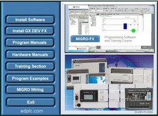 Migro PLC Industrial Ladder Logic Programming Software DEV w Training Course DVD picture