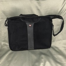 Swiss Tech Wegner Laptop Case Messenger Bag Black Mutli Compartment picture