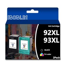 IBOBLIN High Yield 92 93 XL Ink 0.9 x 6.3 x 2.9 inches, 92XL/93XL-2PK picture