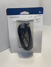 Insignia NS-PU065AB 6ft USB A/B Cable - Black picture