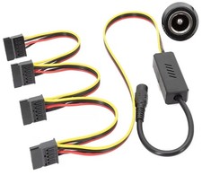 DC 5525 5521 to 15-pin SATA Hdd Power Supply 12V to 5V PCIE 1x2x3x4x Sata picture