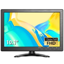 10.1 Inch Small HDMI Monitor Eyoyo 1366x768 for CCTV/Raspberry Pi/Gaming + Stand picture