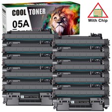 1-10PK CE505A 05A Toner Cartridge Compatible With HP LaserJet P2035 Toner LOT picture