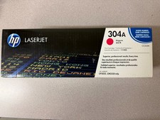 HP 304A CC533A Magenta Genuine OEM LaserJet Toner Cartridge New Sealed picture
