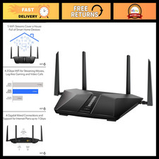 High-Speed WiFi 6 Router AX4200, 5-Stream, 2,000 sq. ft. Coverage, Renewed picture