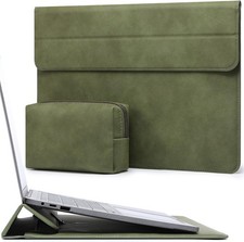 Sleeve for 15-16 Inch Laptop with Stand, Olive Green Case Bag picture