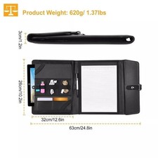 Business Notepad and Tablet Portfolio Carry Case with Handles for 9.7