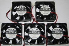 5pcs Sanyo Denki Pico Ace 25 12V DC - 60mm Cooling Fan 3100 RPM 109R0612F415 picture