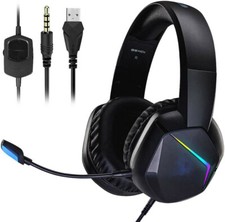 Gaming Headset with Mic Compatible With PS4, Xbox One, PC Stereo Sound Headphone picture