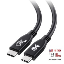 40Gbps USB 4 Cable - 6.6ft, Supports Up to [8K@60Hz / 4K@240Hz 6.6 Feet Black picture