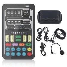 I9 Voice Changer Set, Mini Live Broadcast Voice r, Portable Sound Board Voice Ch picture