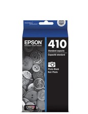 Epson 410 Claria Photo Black Ink Cartridge Standard Capacity, NEW 12/2026 picture