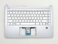 New OEM HP PAVILION 14-DQ 14-DQ2043CL Top Cover Palmrest Keyboard L61507-001 picture