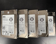 (LOT OF 5) DELL 146GB 15K RPM SAS HDD, MFG by Seagate picture
