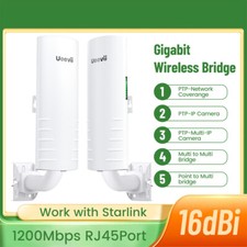 Ueevii Wireless Bridge Point to Point CPE830 5.8G WiFi CPE High-Gain Antenna picture
