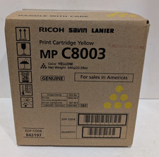Ricoh Genuine Yellow Toner Cartridge MP C8003 - 842197 picture